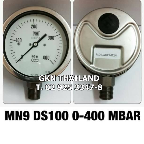 Pressure Gauge Nuova Fima 0-400 MBAR